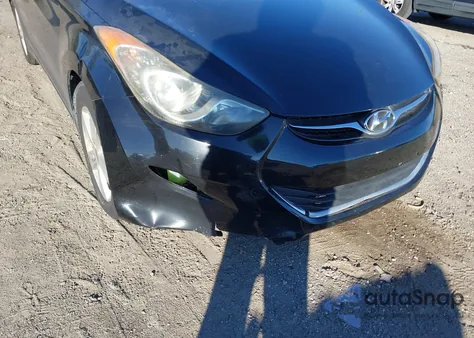 2011 Hyundai Elantra Gls (Ulsan Plant) from USA, damaged, VIN KMHDH4AE8BU113830